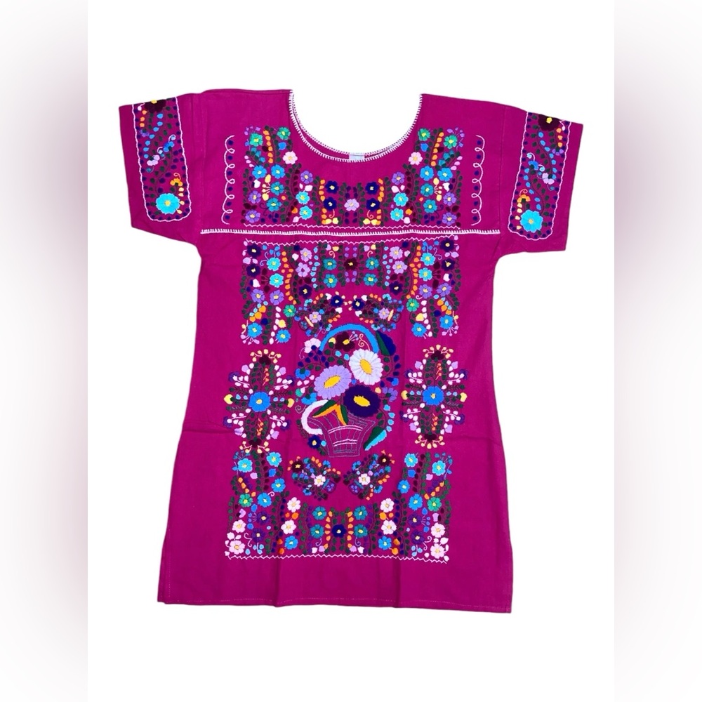 San Miguel Fine Hot Pink Dress